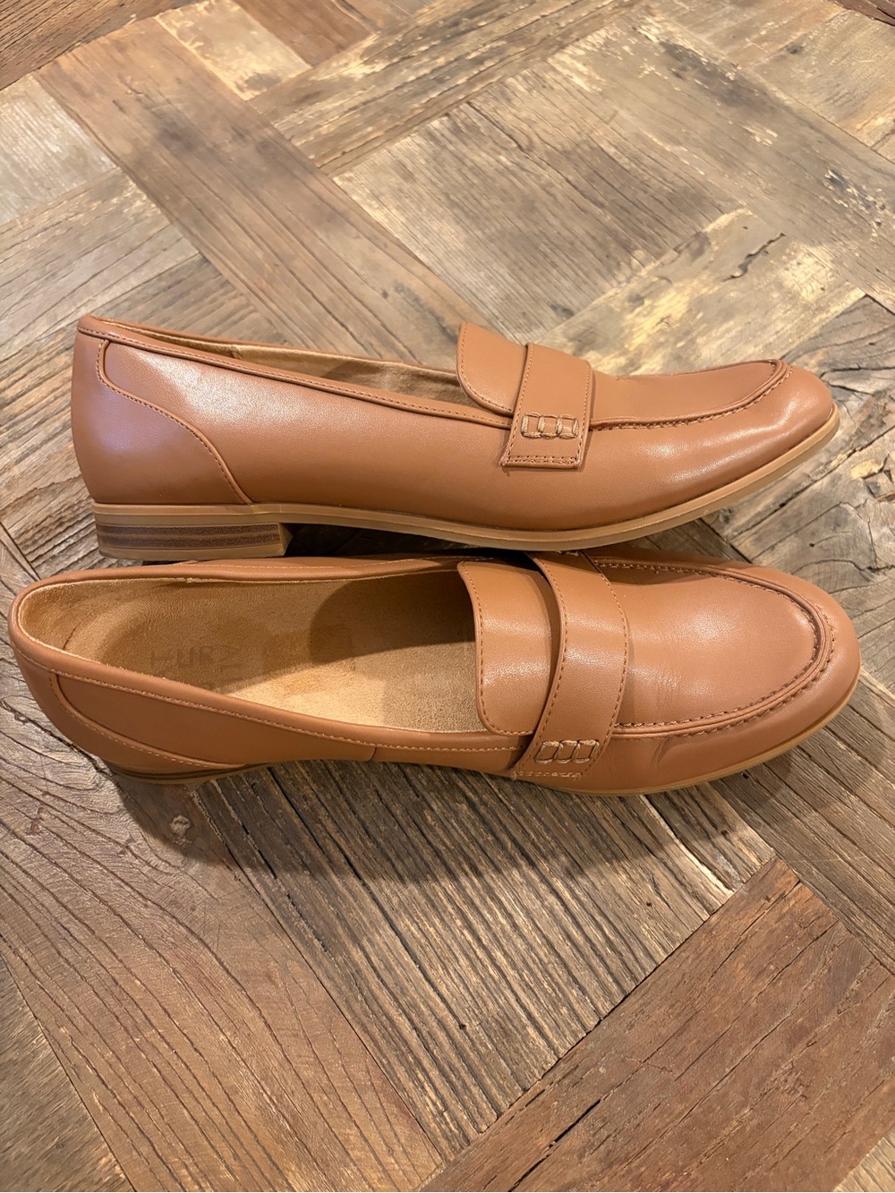 Naturalizer Milo Tan Leather Penny Loafers Size 11M